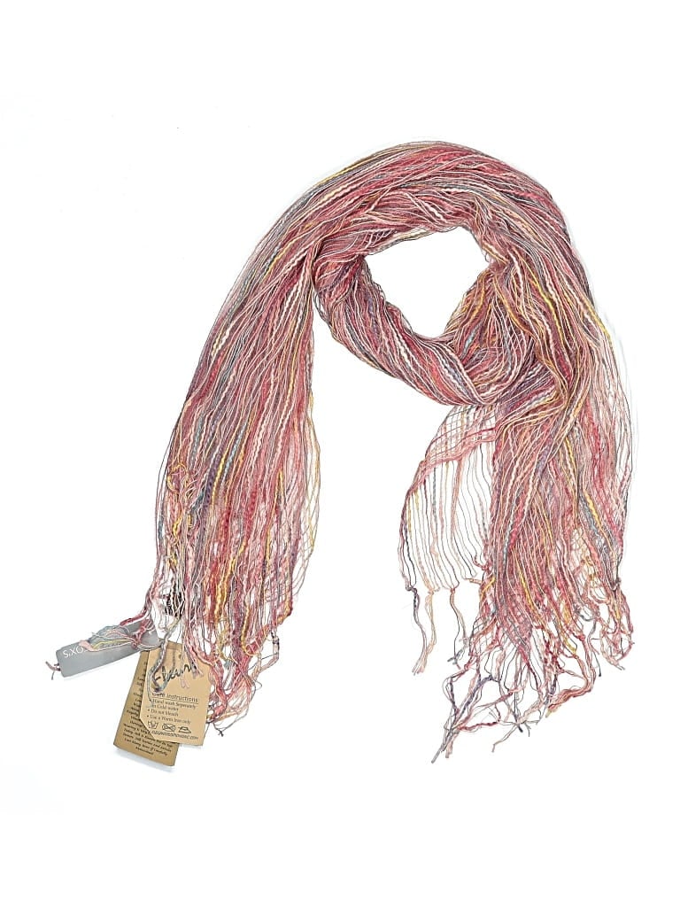 Pre-owned Assorted Brands Scarf In Pink