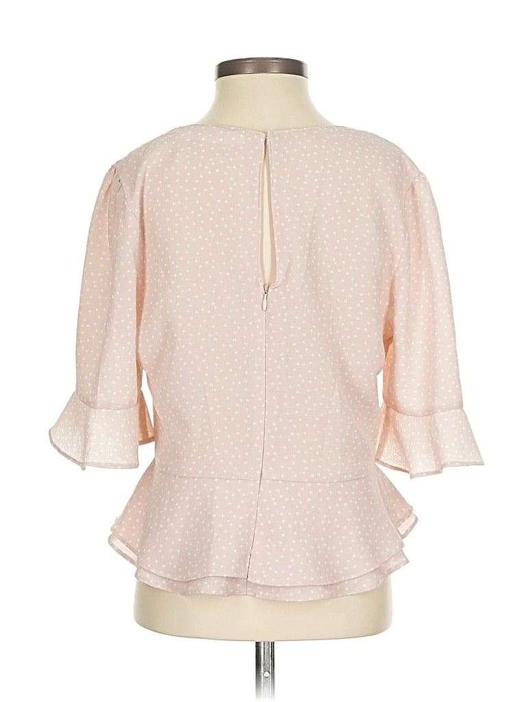 Pre-owned Astr 3/4 Sleeve Blouse In Pink