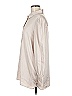 The Drop Metallic Ivory Long Sleeve Blouse Size M - photo 5