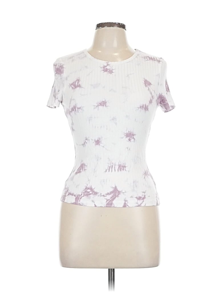 Pre-owned Intimately By Free People Short Sleeve T-shirt In White