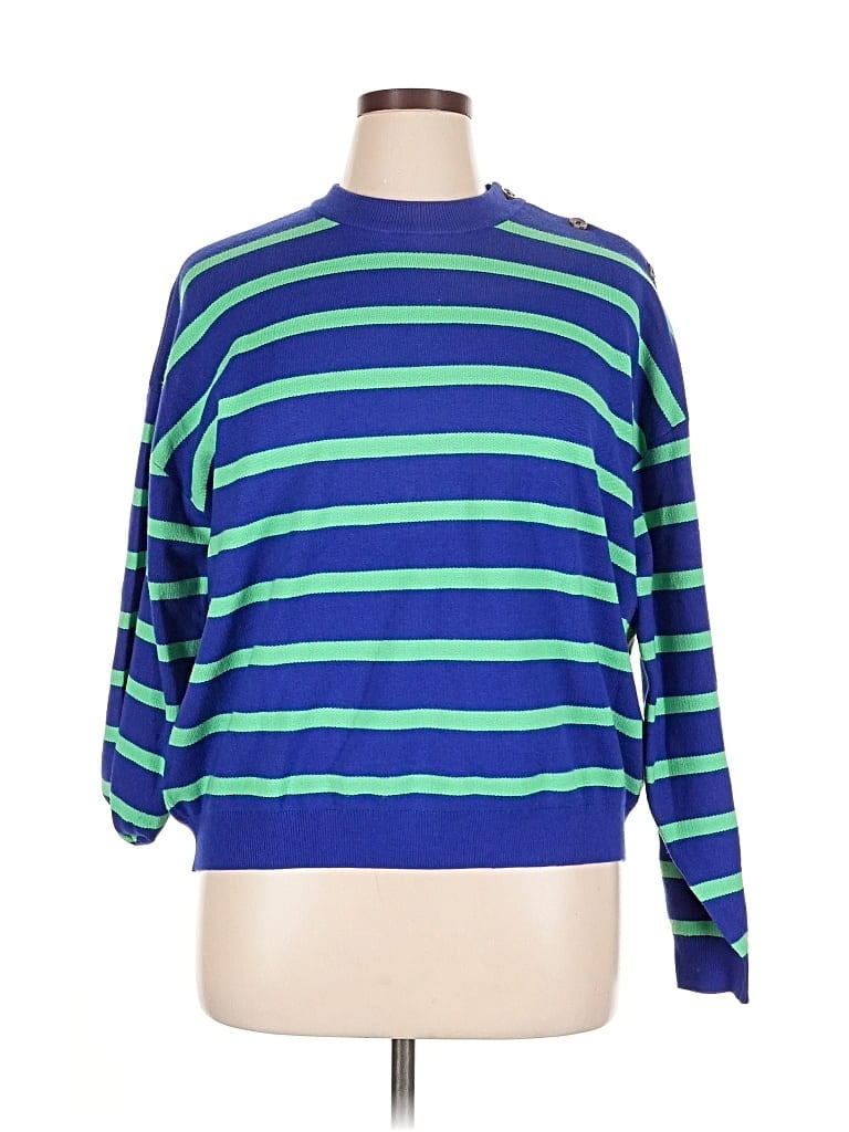 Collection Pullover Sweater In Blue