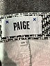 Paige Chevron-herringbone Gray Jeans Size 26 waist - photo 7