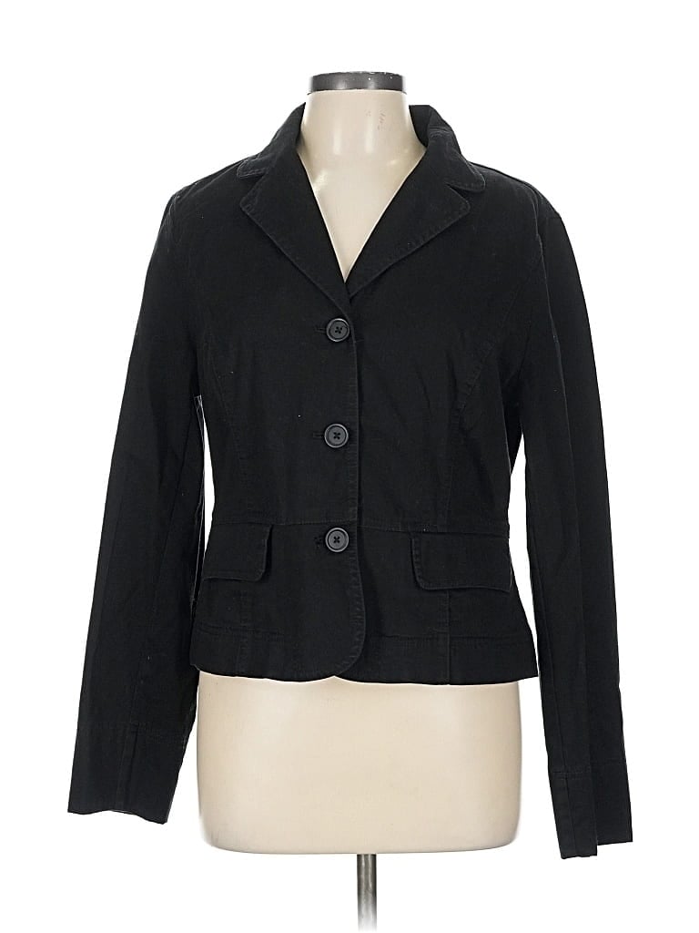 Pre-owned Ann Taylor Loft Blazer Jacket In Black