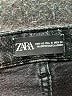 Zara Chevron-herringbone Black Jeans Size 8 - photo 7