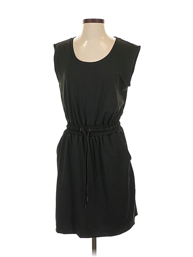 Pre-owned Lou & Grey Casual Dress In Black