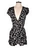Angie 100% Rayon Floral Black Romper Size S - photo 1