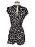 Angie 100% Rayon Floral Black Romper Size S - photo 2