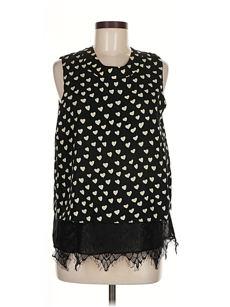 Pre-owned Molly Bracken Sleeveless Blouse In Black