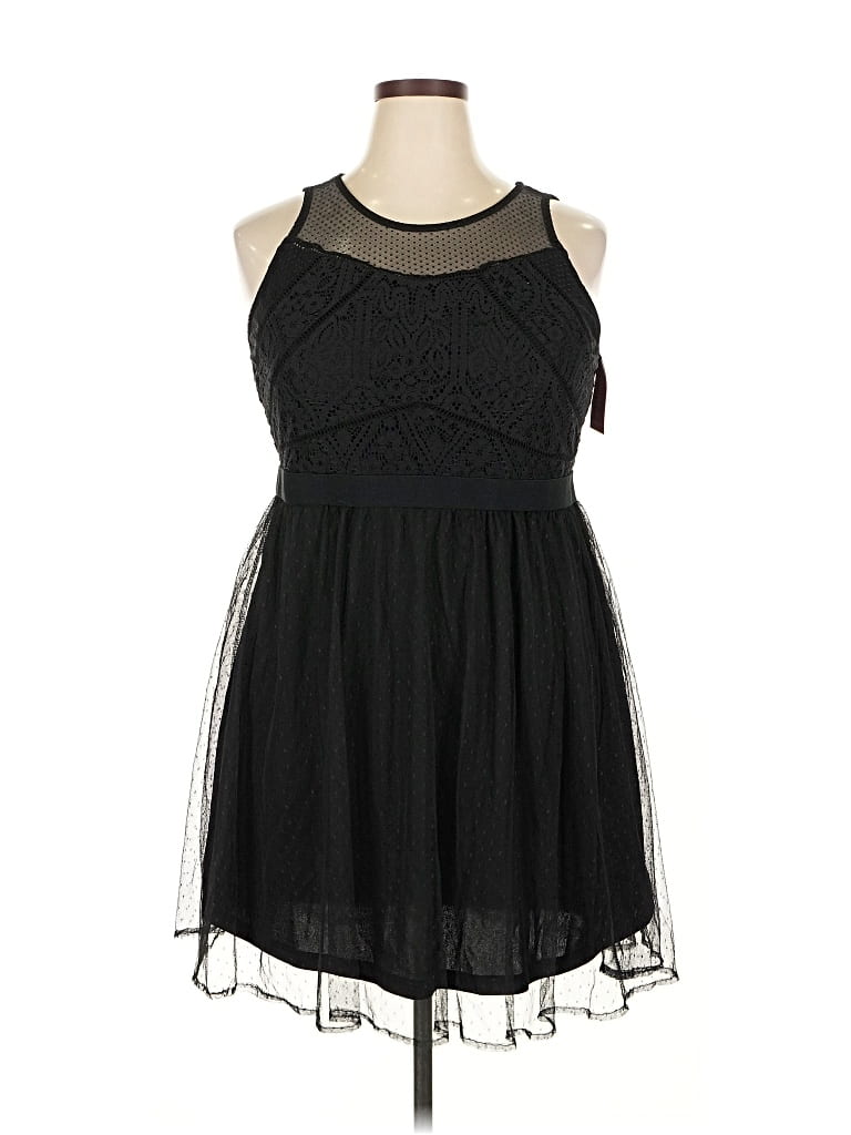 Pre-owned Xhilaration Cocktail Dress In Black