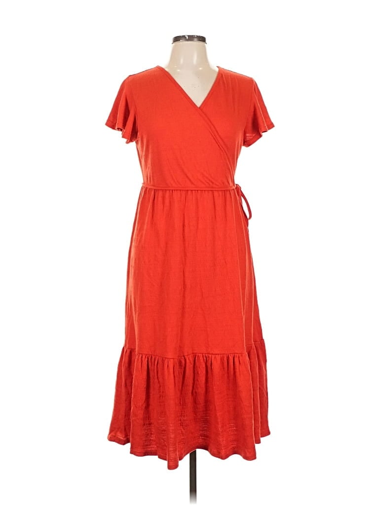 Pre-owned Max Studio Casual Dress In Orange