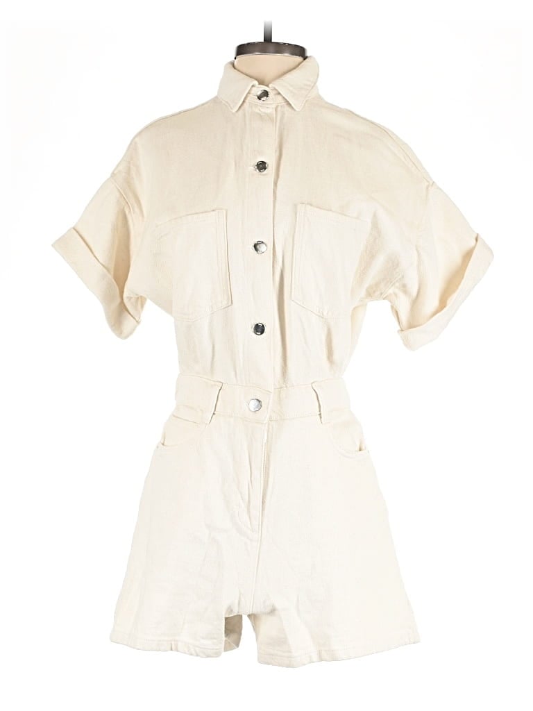 Pre-owned Zara Romper In White