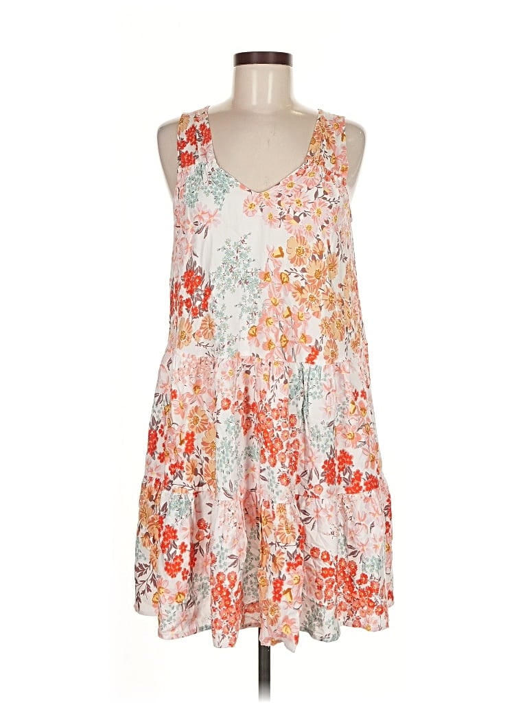 True Craft Casual Dress In White