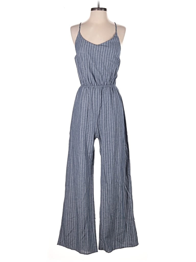 Pre-owned Adora Jumpsuit In Blue