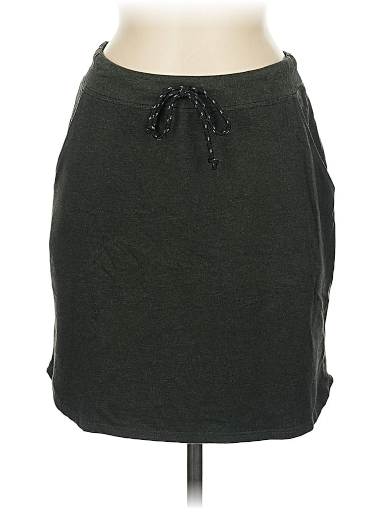 Pre-owned Sundry For Evereve Casual Skirt In Green