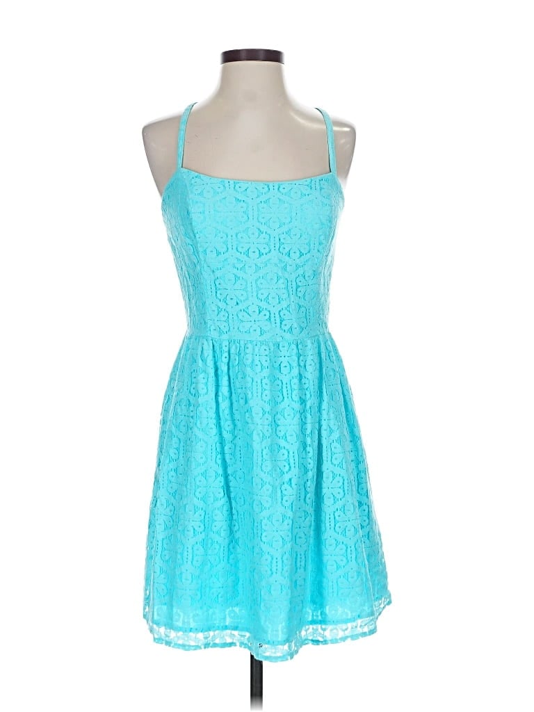 Pre-owned Lilly Pulitzer Cocktail Dress In Blue