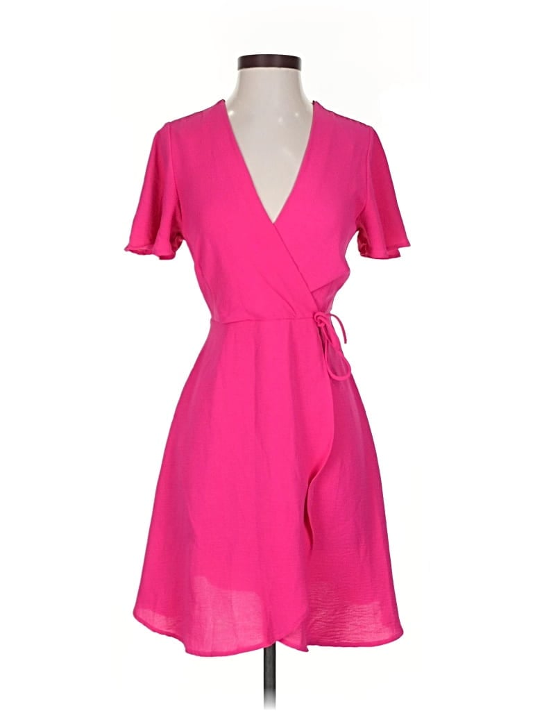 Pre-owned Monteau Cocktail Dress In Pink