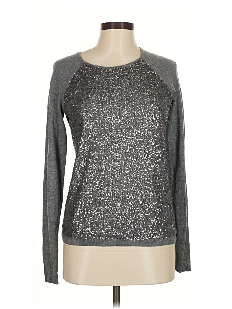 Pre-owned Elle Long Sleeve T-shirt In Silver