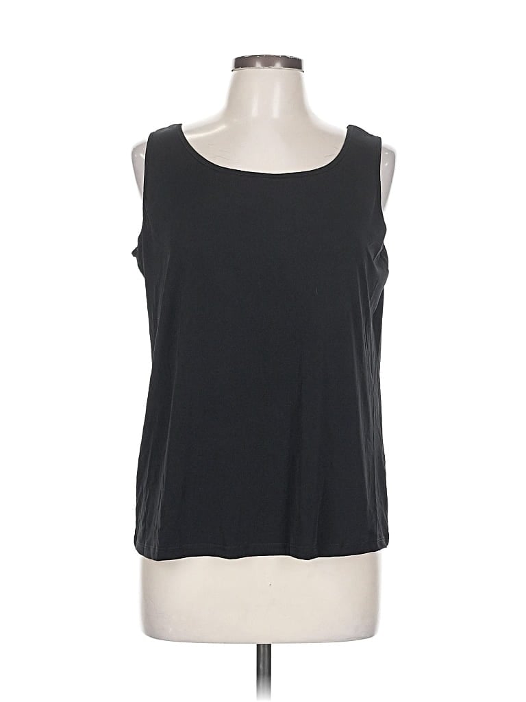 Pre-owned Chico's Sleeveless T-shirt In Black