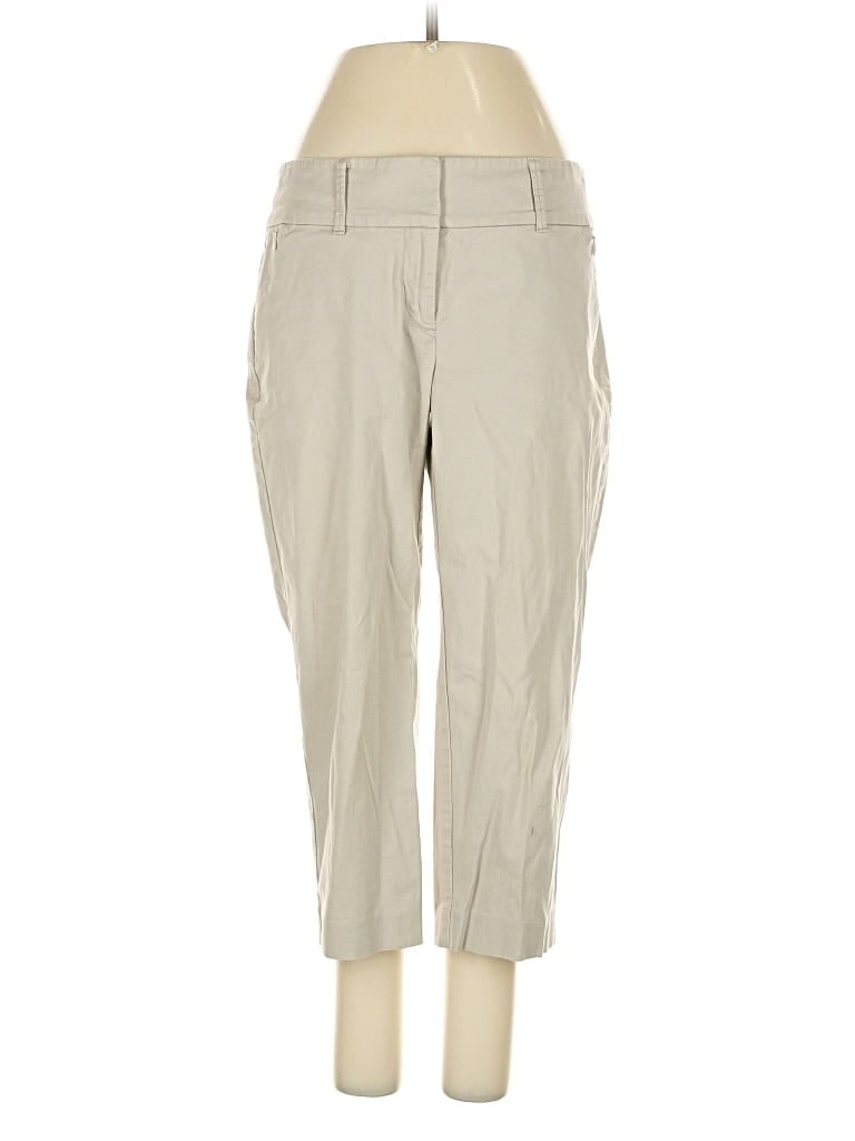 Pre-owned Ann Taylor Khaki Pant In Brown