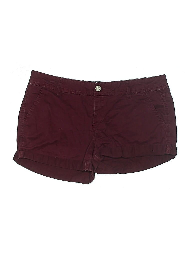 Pre-owned Aéropostale Shorts In Burgundy