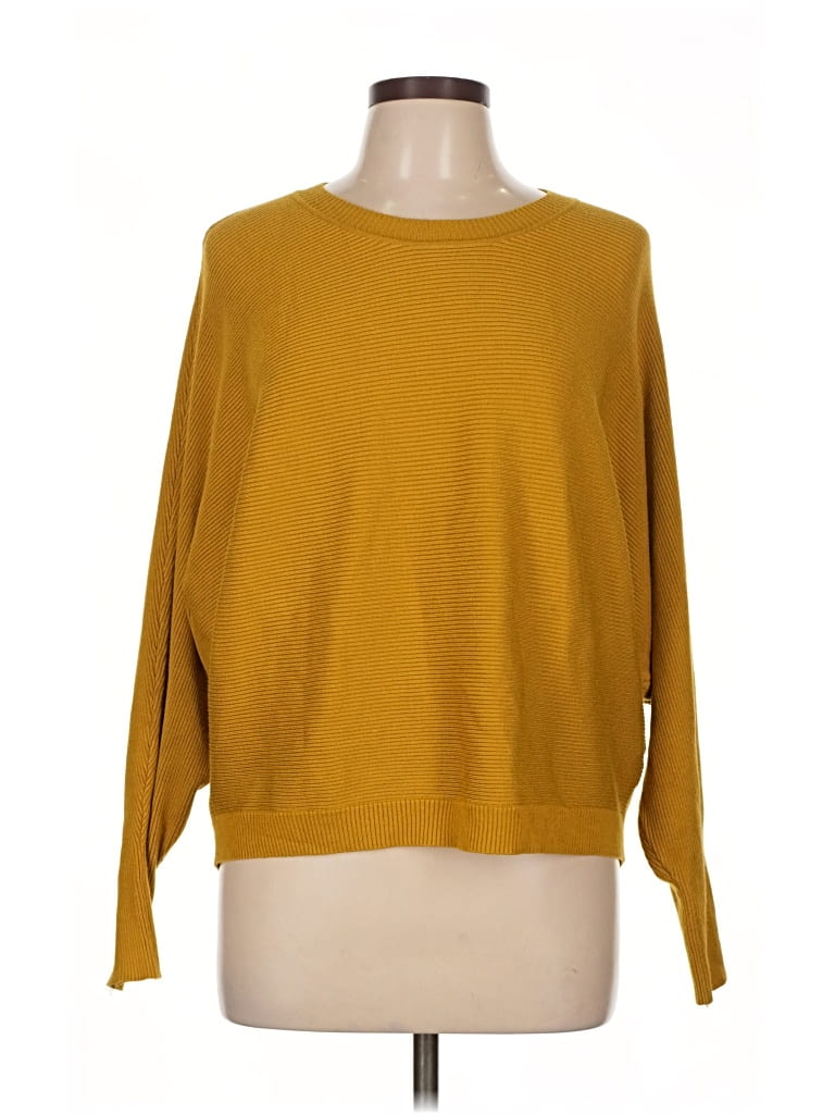 Pre-owned Forever 21 Pullover Sweater In Yellow
