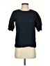CeCe 100% Cotton Black Short Sleeve Blouse Size S - photo 1