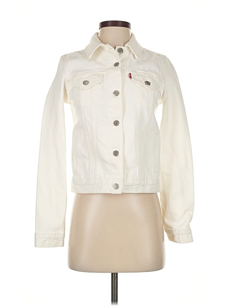 Pre-owned Levi's Jacket In White