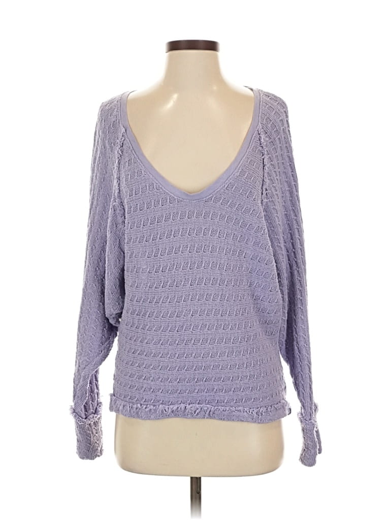 Pre-owned We The Free Pullover Sweater In Purple