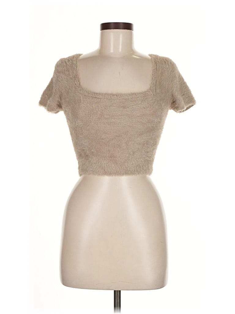 Pre-owned Forever 21 Cardigan Sweater In Brown