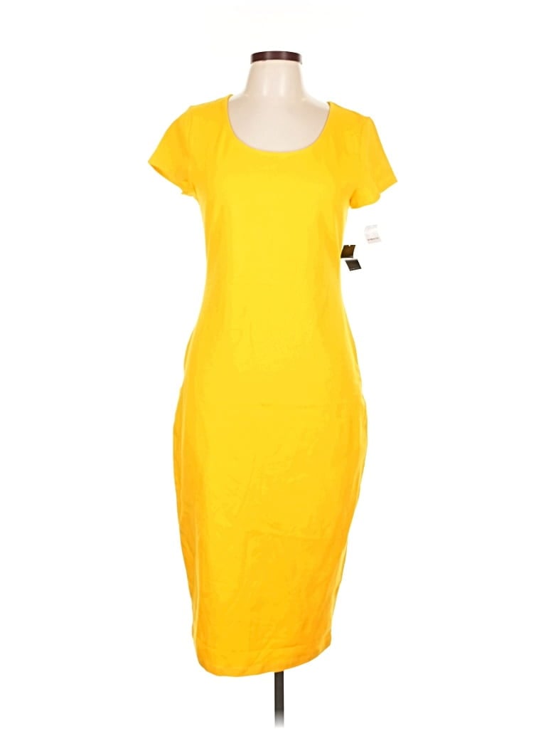 Ny & C Casual Dress In Yellow