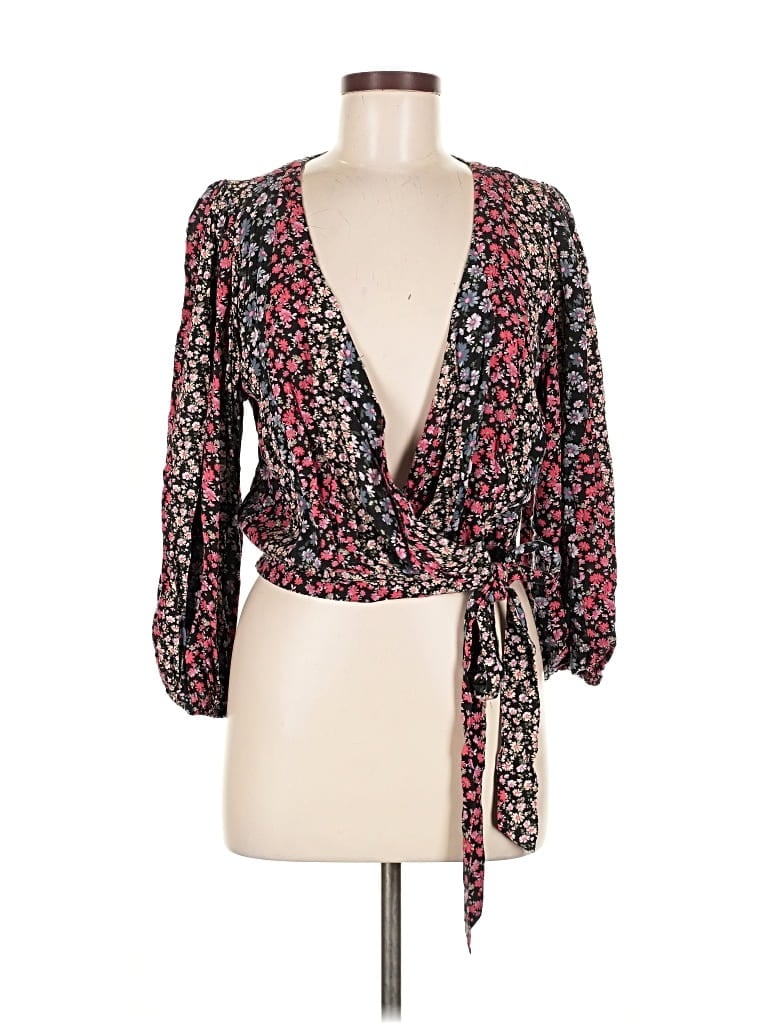 Pre-owned American Eagle Outfitters Kimono In Black