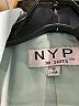 NYP Suits 100% Polyester Solid Teal Formal Skirt Size EU 42 / US 12 - photo 4