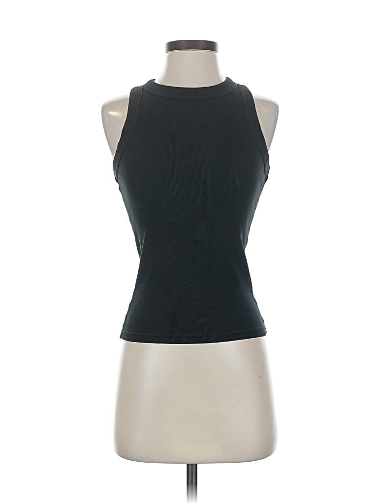 Pre-owned Banana Republic Tank Top Black Halter Neckline Tops