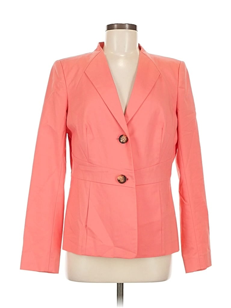 Pre-owned Lafayette 148 Blazer Jacket In Pink