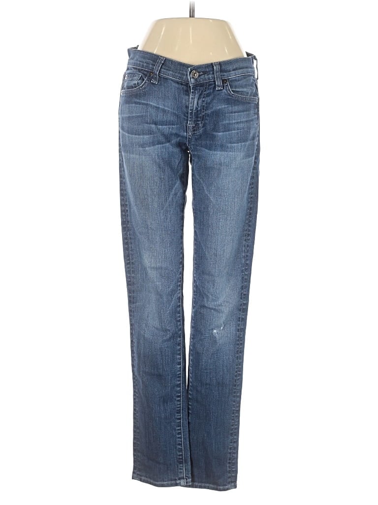 Pre-owned 7 For All Mankind Jeans In Blue