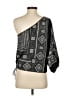 BCBGMAXAZRIA Black 3/4 Sleeve Blouse Size S - photo 2