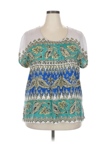 G.H. Bass & Co. Short Sleeve Blouse (view 1)