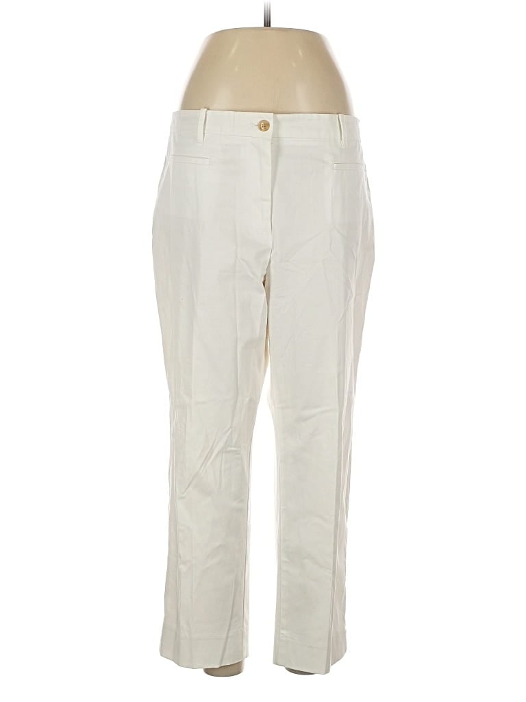 Pre-owned Ann Taylor Casual Pants In White