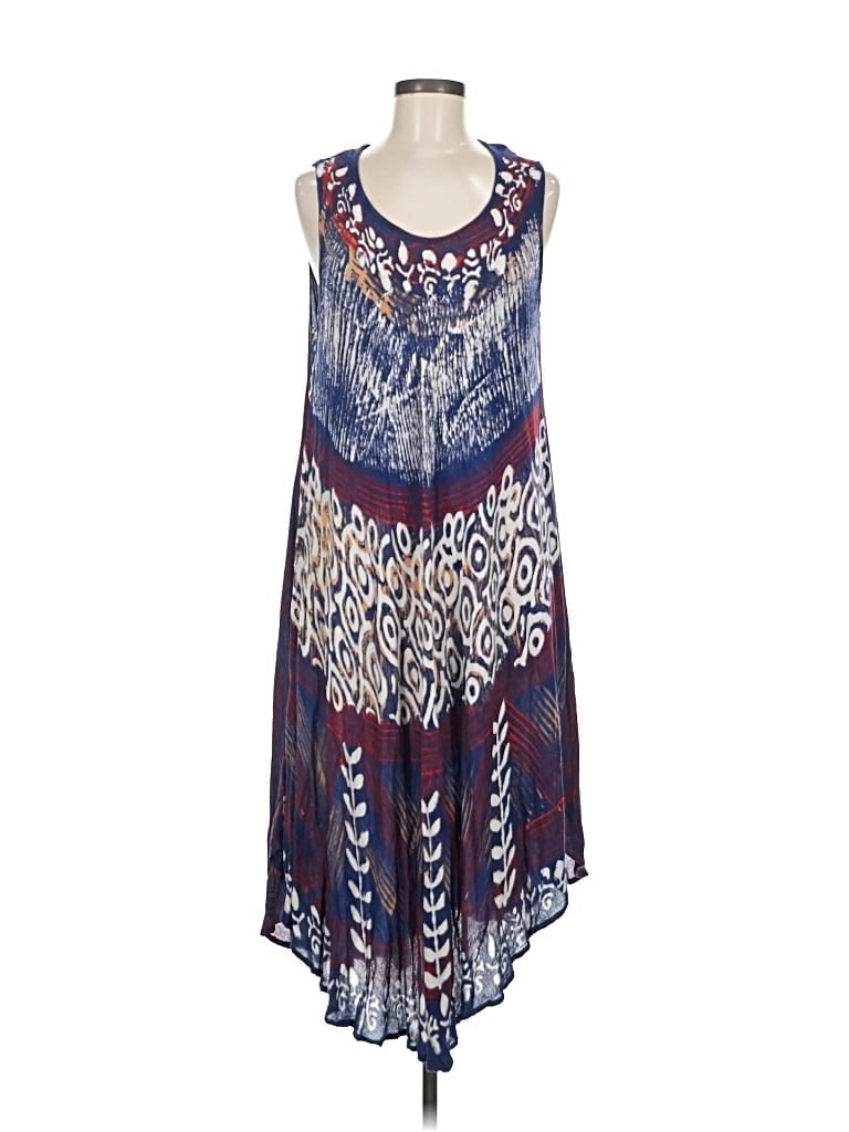 Pre-owned Devi Casual Dress In Blue