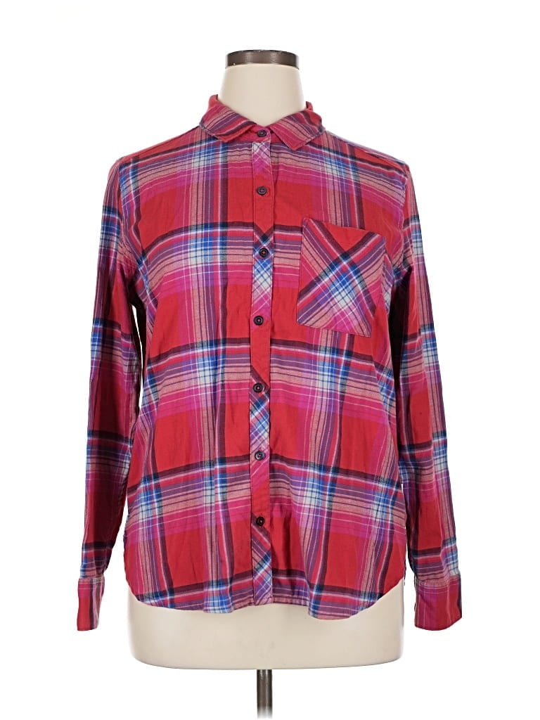 Pre-owned Orvis Long Sleeve Button Down Shirt In Red