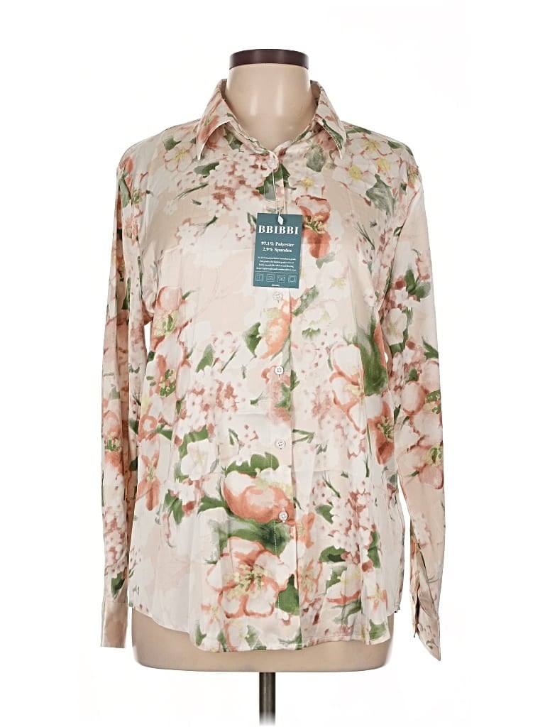 Unbranded Long Sleeve Blouse In Multi