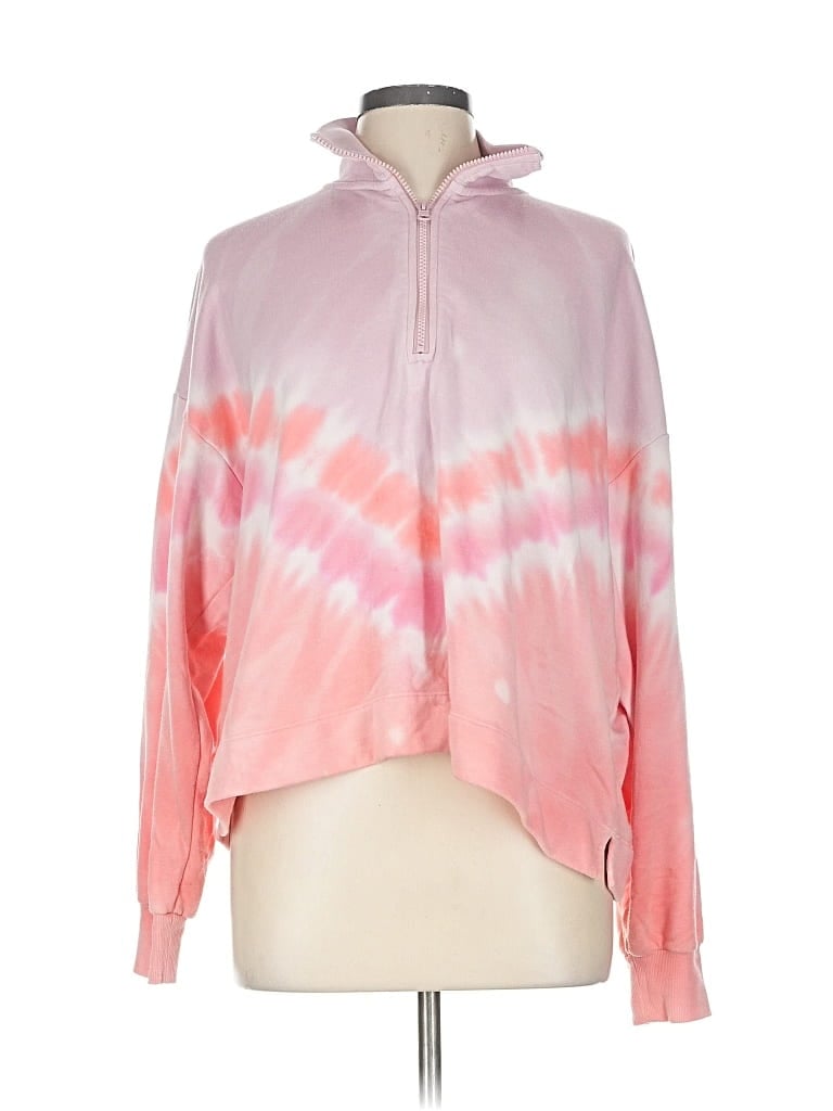 Pre-owned Lou & Grey Zip Up Hoodie In Pink