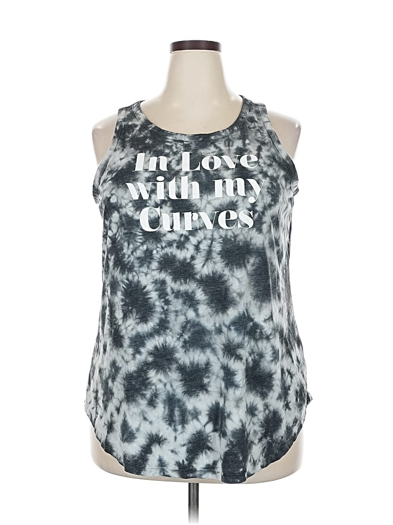 Pre-owned Torrid Sleeveless Top Gray Halter Neckline Tops