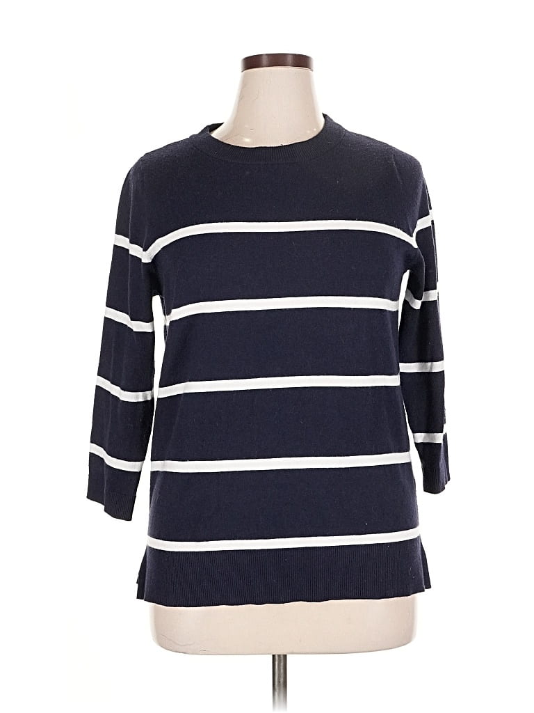 Pre-owned Bobeau Pullover Sweater In Blue