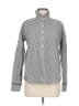 Vineyard Vines Houndstooth Silver Long Sleeve Blouse Size 8 - photo 1