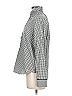 Vineyard Vines Houndstooth Silver Long Sleeve Blouse Size 8 - photo 5
