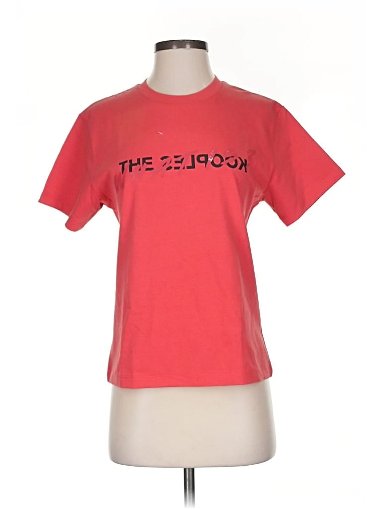 The Kooples Short Sleeve T-shirt In Red