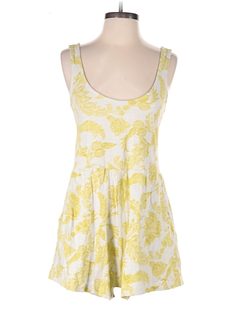Pre-owned Known Supply Romper In Yellow