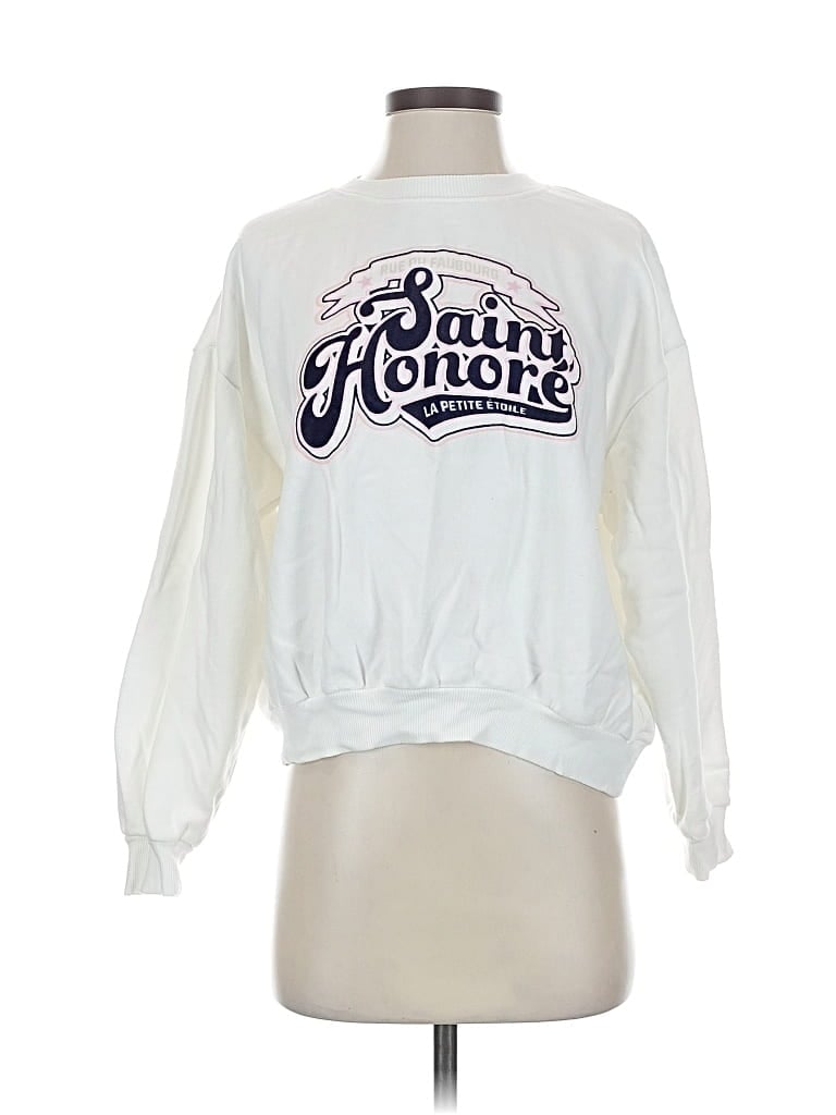 Pre-owned La Petite Étoile Sweatshirt In White