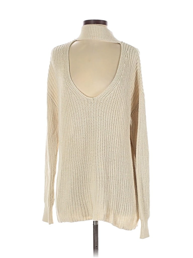 Pre-owned Zara Pullover Sweater In White